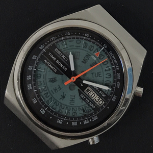 セイコー TIME SONAR デイデイト自動巻 オートマチック 腕時計 フェイスのみ 7015-6010 メンズ 稼働品 SEIKO