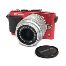 1円 OLYMPUS PEN Lite E-PL6 DIGITAL 14-42mm 1:3.5-5.6 II R MSC ミラーレス一眼 デジタルカメラ L191112_画像1