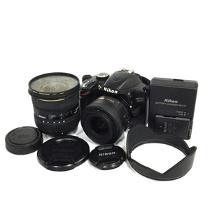 1円 Nikon D3200 SIGMA 10-20mm 1:4.5-5.6 DC HSM 含む デジタル一眼レフ デジタルカメラ C011145-1