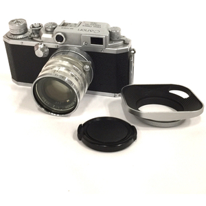 1 jpy CANON range finder CHIYOKO SUPER ROKKOR 1:2 5cm film camera lens 