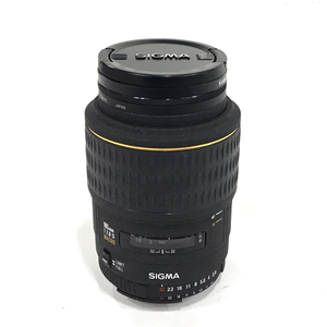 1円 Sigma 105mm 1:2.8 D MACRO EX カメラレンズ Fマウント オートフォーカス