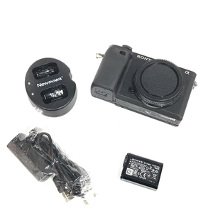 1円 SONY a6400 WW715296 ミラーレス一眼 デジタルカメラ ボディ 本体 L061537