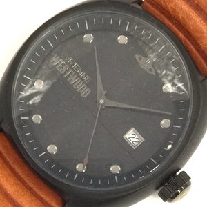 ヴィヴィアンウエストウッド デイト クォーツ 腕時計 VV080BKTN メンズ ブラック文字盤 未稼働品 付属品あり