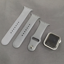 1円 Apple Watch SE 44mm GPSモデル MYE12J/A A2352 シルバー スマートウォッチ 本体_画像1