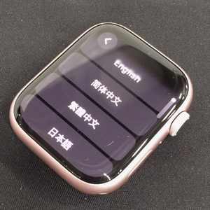 1 иен Apple Watch Series9 45mm GPS модель MR9T3J/A A2980 розовый смарт-часы корпус 