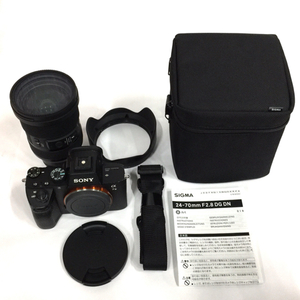 1 иен SONY ILCE-7M3 SIGMA 24-70mm 1:2.8 DG DN беззеркальный однообъективный цифровая камера L240513