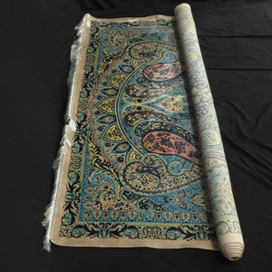 1円 ペルシャ絨毯 サイズ196.5×295cm カーペット シルク100％