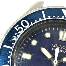 セイコー デイト クォーツ 腕時計 フェイスのみ 2625-0018 ネイビー文字盤 未稼働品 ファッション小物 QR054-104_画像7