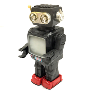  новый action игрушка super телевизор робот жестяная пластина сохранение с коробкой retro античный игрушка QR061-405