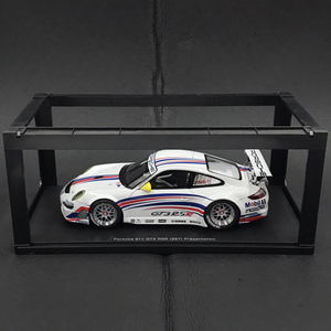 AUTOart RACING DIVISION 1/18 PORSCHE 911 GT3 RSR 997 Presentation ポルシェ911 モデルカー 保存箱付き QR061-43