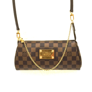 1 иен Louis Vuitton N55213 Damier eva2way сумка на плечо женский оттенок коричневого светло-коричневый тон LOUIS VUITTON