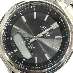 1円 カシオ ウェーブセプター マルチバンド6 タフソーラー 腕時計 未稼働品 純正ブレス ファッション小物 WVA-M630