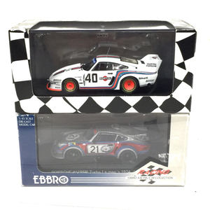  EBBRO 1/43 Porsche 911RSR TURBO Leman*s1974 minicar other Porsche 935 1977 Atka mackerel n high m. total 2 point QR061-152