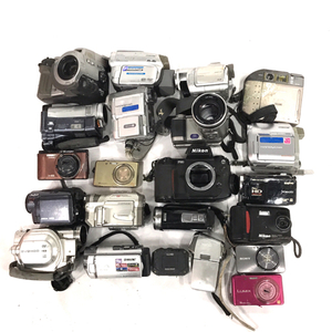 Nikon F100 フィルムカメラ Panasonic DMC-FH7 LUMIX コンデジ ビデオカメラ 含む まとめセット