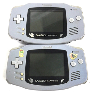 1円 Nintendo AGB-001 ゲームボーイアドバンス ポケモンセンター バージョン 2点セット 通電確認済み