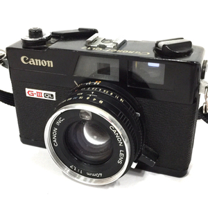 1 иен Canon Canonet QL17 G-III 40mm 1:1.7 compact пленочный фотоаппарат черный 