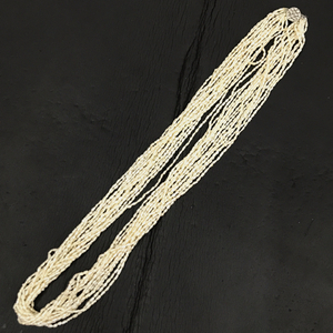 ケシパール 真珠 SILVER金具 15連 ネックレス アクセサリー 重量99.2g