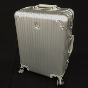 1 jpy Mercedes * Benz suitcase Carry case carry bag silver color 