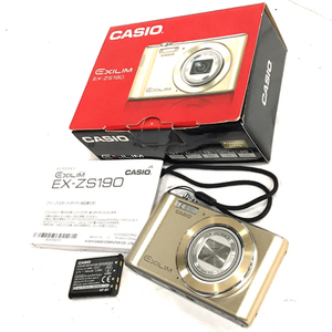 CASIO EXILIM EX-ZS190 4.3-51.6mm 1:3.1-6.3 コンパクトデジタルカメラ QD061-27