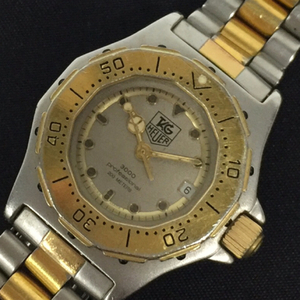  TAG Heuer 3000 Professional Date quartz wristwatch lady's not yet operation goods original breath TAG Heuer