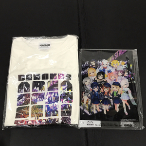 電音部 1st LIVE Make Waves エリアスポンサープランアクリルパネル ビッグシルエットTシャツ Lサイズ 2点セット