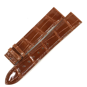  Cartier arm belt for clock band leather type pushed . Brown men's total length approximately 20cm rug width approximately 1.9cm KD20BN67 CARTIER