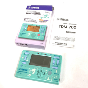 YAMAHA TDM-700DARL tuner metronome Disney Ariel operation verification ending 