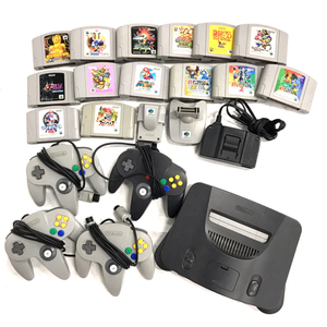 任天堂 Nintendo64 NUS-001/マリオカート64/大乱闘スマッシュブラザーズ 等 含む ゲーム ソフト 等 まとめ セット