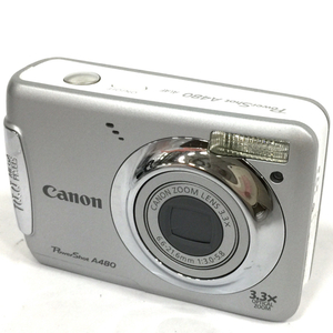 Canon PowerShot A480 6.6-21.6mm 1:3.0-5.8 コンパクトデジタルカメラ 光学機器 QG062-117