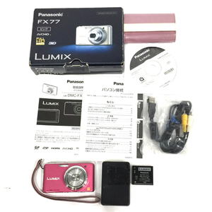 1円 Panasonic LUMIX DMC-FX77 1:2.5-5.9/4.3-21.5 コンパクトデジタルカメラ ピンク