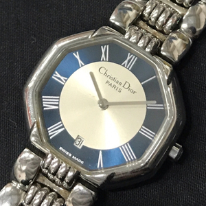 クリスチャンディオール デイト クォーツ 腕時計 D48-106-1 レディース 未稼働品 ファッション小物 Christian Dior