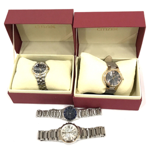  Citizen XC содержит Eko-Drive наручные часы текущее состояние товар женский итого 4 позиций комплект модные аксессуары A11952