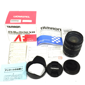 TAMRON AF ASPHERICAL XR LD 28-300mm 1:3.5-6.3 MACRO Canonマウント 一眼 AF カメラ レンズ 光学機器 QX062-3