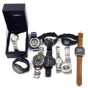  Casio PRW-5000T Protrek ECB-800 Edifice LIW-011 line eiji etc. wristwatch summarize set 