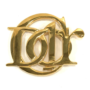  Dior брошь Gold цвет Logo женский аксессуары бренд мелкие вещи ChristianDior