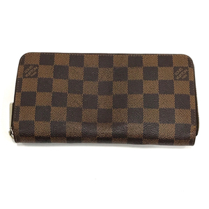 ルイヴィトン ダミエ ジッピーウォレット N41661 長財布 ラウンドジップ ブラウン ブランド小物 LOUIS VUITTON 保存箱