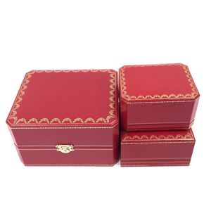 [ принадлежности только ] Cartier наручные часы для пустой коробка внутри коробка только COWA0049 др. CO 1001 и т.п. оттенок красного красный серия итого 3 позиций комплект 