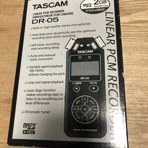 TASCAM リニアPCMレコーダー ブラック DR-05