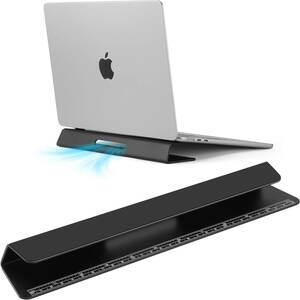 Psitek ノートパソコン冷却スタンド アルミ製 - 冷却効果・快適な作業姿勢・安定性が向上 - MacBookおよび全てのノー
