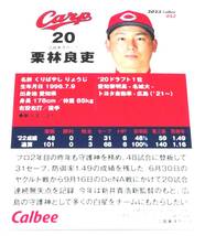 2023　第1弾　栗林良吏　広島東洋カープ　レギュラーカード　【052】 ★ カルビープロ野球チップス_画像3