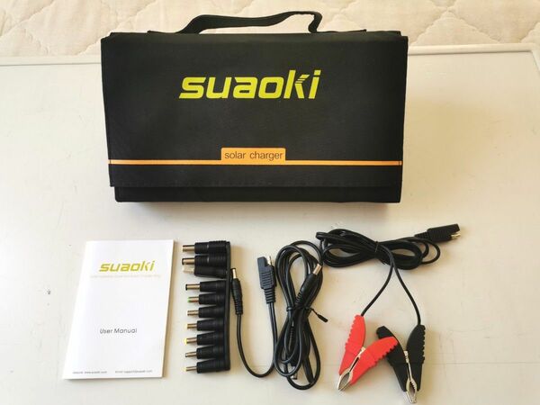 suaoki 25w ポータブルソーラーパネル 新品未使用品