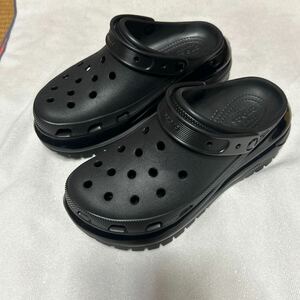 ◇美品【crocs クロックス】メガクラッシュ クロッグ サンダル ブラック M10 W12