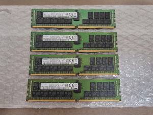 SKHynix DDR4 PC4-2666V 32GB*4 128GB set desk top for workstation memory Reg ECC operation OK