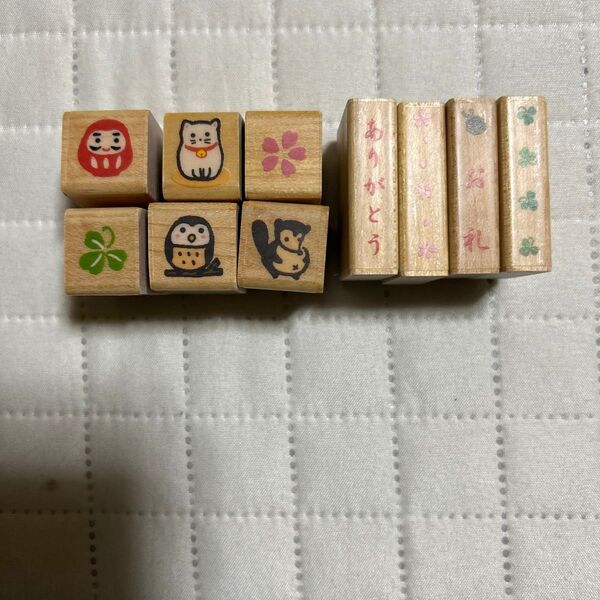 まめスタンプ お礼スタンプ