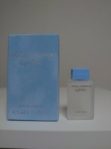 新品 DOLCE&GABBANA ライトブルー 4.5ml ドルチェ&ガッバーナ ドルガバ 香水 オードトワレ ミニ 旅行などに