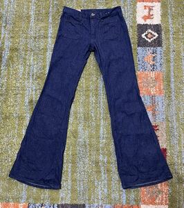  bell низ Pantah long 70's 70 годы б/у одежда retro Denim джинсы Bobson bobsonhipi-