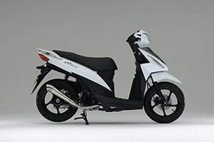 HMS アドレス110 EBJ-CE47A バイクマフラー メガホンタイプ SUS ステンレス マフラー カスタム パーツ スズキ ADDRESS V-mghn-002