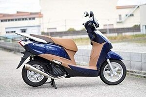 HMS リード125 JF45 バイクマフラー メガホンタイプ SUS ステンレス マフラー カスタム パーツ フルエキ ホンダ V-mghn-005