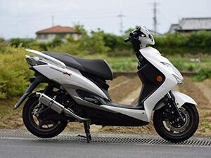 HMS ヤマハ シグナスX 台湾5期仕様 バイクマフラー O2センサー対応 デルタ ステンレス マフラー カスタム パーツ V-dlt-006