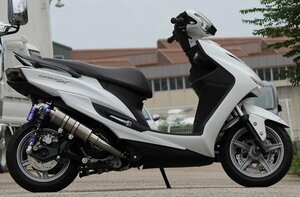 Valiente シグナスX 4型 5型 SR SEA5J SED8J バイクマフラー ショート チタンソリッド マフラー カスタム バリエンテ ヤマハ v-201-sh2